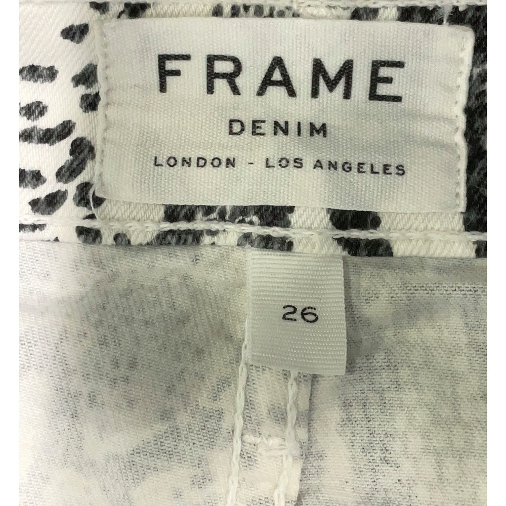 Animal print FRAME denim, size 26, EUC - Picture 3 of 8